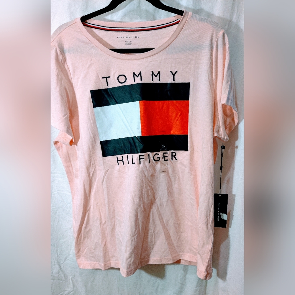 Tommy Hilfiger pink shirt size XL NWT